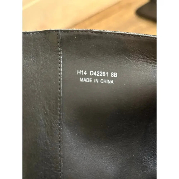 Cole Haan Grand.OS Leather Lugg Sold Heel Tall Boots Size 8B - Picture 6 of 8